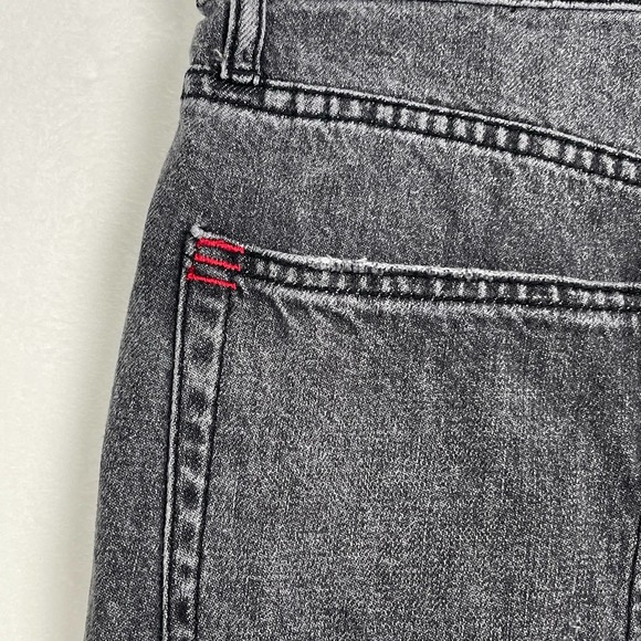 BDG Urban Outfitters Gray Wash Distressed Slim Straight Button Fly Jeans, SZ 30 - Picture 5 of 13